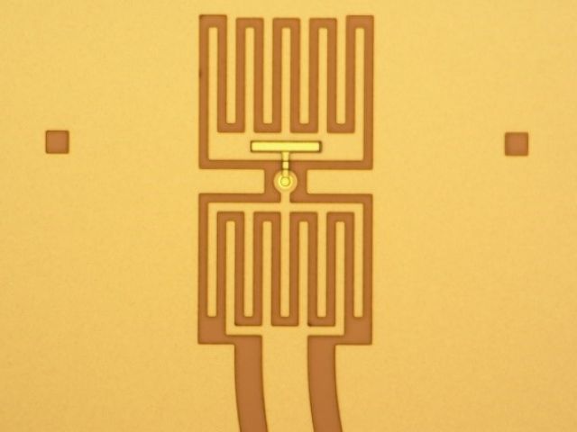 Merged Element Transmon fully fabricated