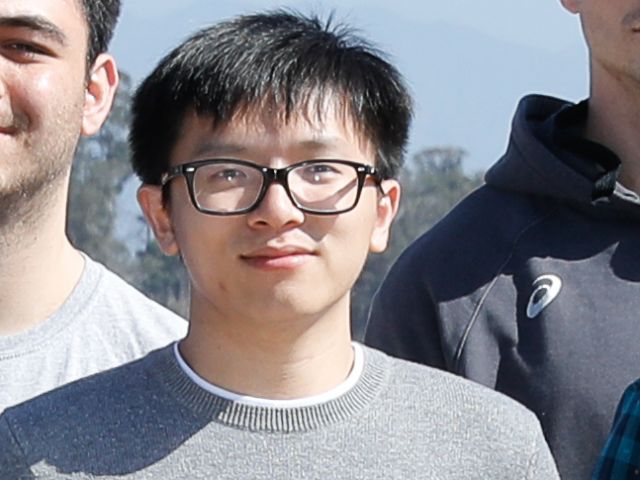 Alex in photo at Goleta Beach